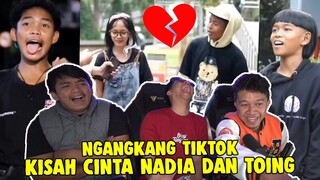 REACTION WAWANCARA CERITA CINTA NADIA BERSAMA TOING - NGANGKANG TIKTOK