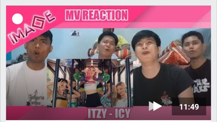 Otaku's reaction video to ITZY's "ICY" music video