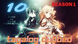 Sword Art Online season 1 episode 10 Tagalog Dubbed