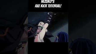 Nezuko's Axe Kick Tutorial! Anime: Demon Slayer #demonslayer #anime #martialarts #taekwondo #shorts