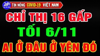 Tin Nóng Covid-19 Việt Nam Mới Nhất Tối Ngày 6/11/2021/Tin Nóng Thời Sự Việt Nam Hôm Nay