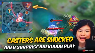 CASTERS GOT TOTALLY SHOCKED AFTER THIS BACKDOOR PLAY FROM OHEB. . .🤯