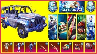 ROYALE PASS SEASON 15 LEVEL 1 - 100 | ĐỒ CỰC ĐẸP THÔNG TIN CHÍNH XÁC 100% || PUBG MOBILE