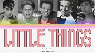 One Direction - Little Things [Color Coded Lyrics] (sped up + reverb)