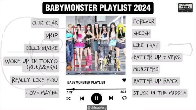 BABYMONSTER 2025 playlist 💣❤️‍🔥