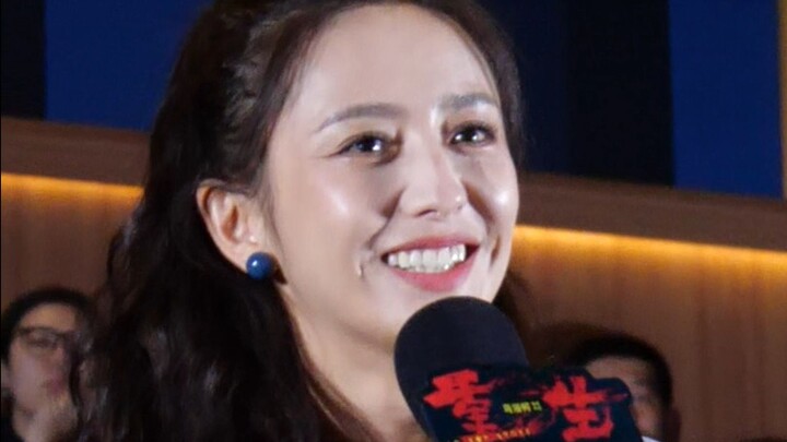 Tong Liya hadir di gala premier film “Rebirth” di Beijing, sekaligus mempromosikan film barunya~