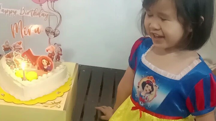 My baby snow white's 4th birthday