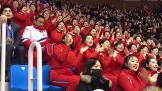 2018平昌冬奥会上，北朝鲜的啦啦队