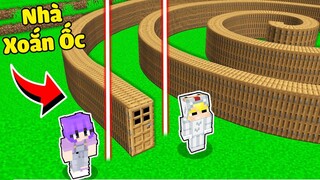 TÔ GÀ THỬ THÁCH 24H XÂY NHÀ AN TOÀN XOẮN ỐC TRONG MINECRAFT*100% BẠN KHÔNG THỂ XÂY CĂN NHÀ NÀY