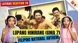 Latinas Reaction to Lupang Hinirang (GMA 7) | FILIPINO NATIONAL ANTHEM - Sol&LunaTV 🇩🇴