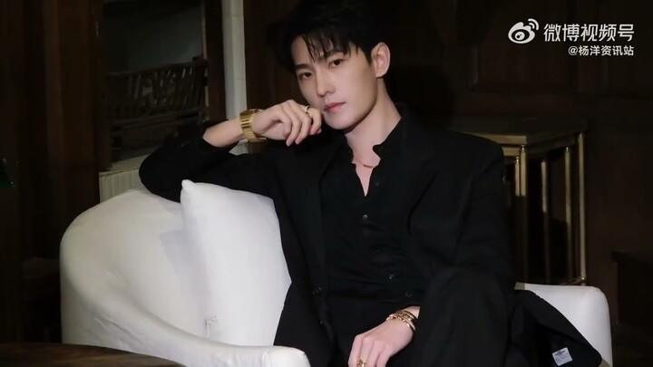 Yang Yang's photoshoot video for the Bvlgari brand event💎✨️