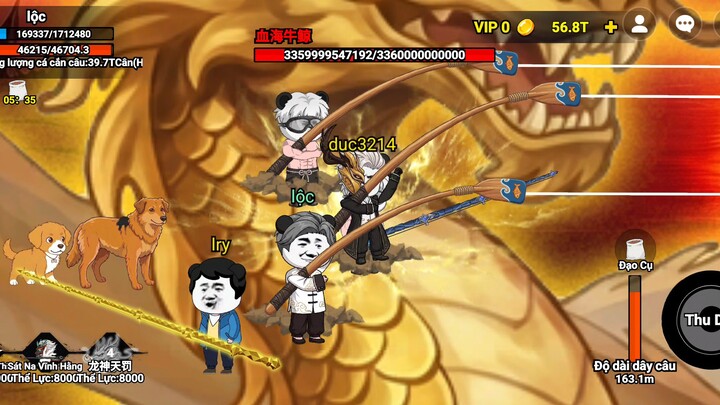 chiêu thức mạng và mới của game câu cá vạn cân