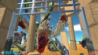 Psycho Monsters Destroys My Fort. Animal Revolt Battle Simulator