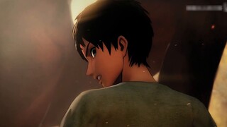 [Attack on Titan 2] Comparison of clips between anime and game where Allen uses the power of coordin