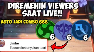 DIREMEHIN VIEWERS SAAT LIVE!! AUTO JADI COMBO 666 MAGIC CHESS MOBILE LEGENDS