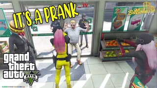 HOSTAGE TAKING PRANK SA TBC | GTA 5 ROLEPLAY