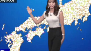 【日本最美天气预报员】蜡笔小新也爱看，他审美一直很在线！