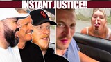 INSTANT JUSTICE REACTION | OFFICE BLOKES REACT!!