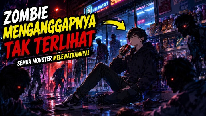 Para zombie TIDAK BISA melihatnya di saat kiamat, jadi dia MENGAMBIL semua persediaan! - Manhwa