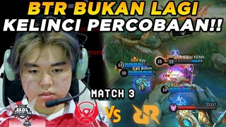 BTR AKHIRNYA BREAK THE CURSE!! ADA APA DENGAN SANG RAJA?!!  - RRQ vs BTR Match 3