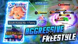 THE IMPACT OF FREESTYLE AND AGGRESSIVENESS | FANNY MONTAGE | MLBB