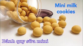 BÁNH QUY SỮA MINI: Cách làm đơn giản trong 15 phút: thơm ngon, giòn tan | Tra My Cooking