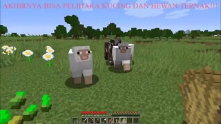 AKHIRNYA BISA PELIHARA KUCING DAN HEWAN TERNAK!!! - Minecraft Survival Indonesia #1