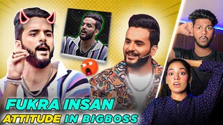 FUKRA INSAAN Thug Life Moments BIGG BOSS OTT Reaction | Angry Moments😈