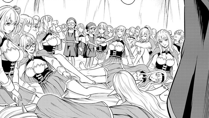 All attacks depend on the wives taking turns to fight, the more harems you have, the stronger you ar