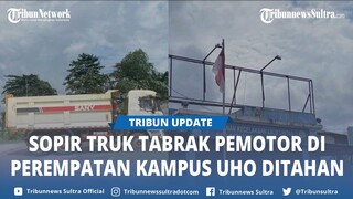 Sopir Truk Tabrak Pemotor di Perempatan UHO Kendari Sultra Ditahan, Polisi Cari Pemilik Kendaraan