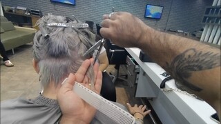HOW TO MAKE A PIXIE SHORT LAYER HAIR CUT? SHORT HAIR CUTTING TECHNIQUES