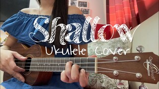 SHALLOW | Lady Gaga & Bradley Cooper | SHORT UKULELE COVER