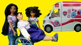 Disney Encanto Luisa Goes to the Hospital in an Ambulance