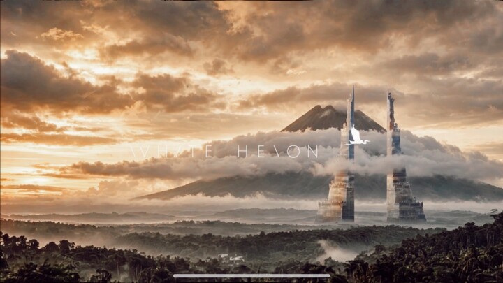 White Heron & Mountain #12