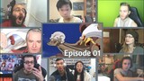 ONE PUNCH MAN S1 EPISODE 1 REACTION MASH-UP | ワンパンマン