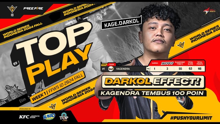 [2024] GAMEPLAY DARKOL NGERI DI KAGENDRA🥵! KEONG MUKBANG ELIMS😱 | TOP PLAY Week 1 FFWS ID 2024 Fall