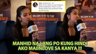BELLE MARIANO INTERVIEW LIVE COFERENCE MAY SINABI ABOUT KAY DONNY|