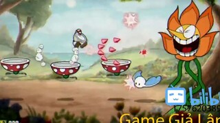 Câu hoa có răng và cuphead #game