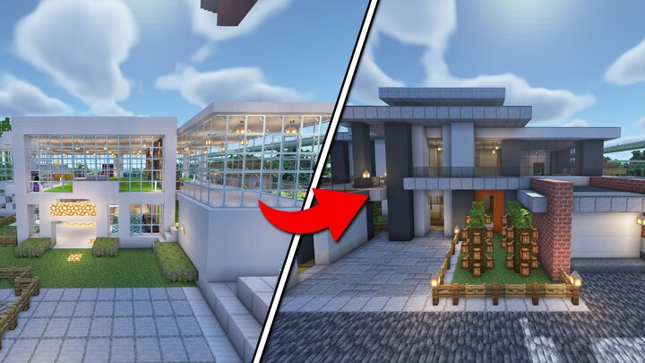 5 hari kerja keras, aku total renovasi basis penggemar di mode Survival! Mesin bangunan sepenuhnya d