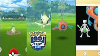 Go Fest 2020 at home with catching rare pokemon with incense!