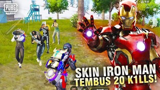 TERNYATA BEGINI PAKAI SKIN IRON MAN! TEMBUS 20 K1LLS - PUBG MOBILE