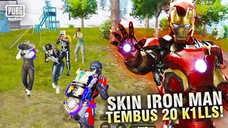 TERNYATA BEGINI PAKAI SKIN IRON MAN! TEMBUS 20 K1LLS - PUBG MOBILE