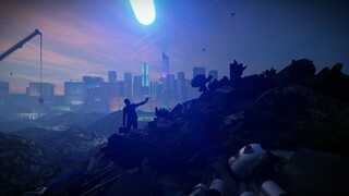 Mencoba menciptakan kembali adegan dalam novel "Feeding Humanity" karya Liu Cixin yang saya bayangka