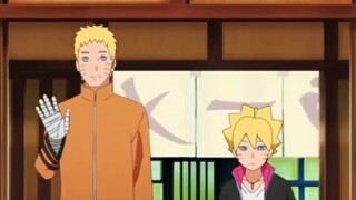 Naruto took Boruto to eat ramen, but he didn't expect the big eater to be Hinata