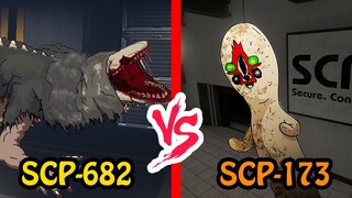 SCP-682 vs SCP-173 | SPORE