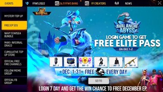 DECEMBER ELITE PASS FREE FIRE | NEXT WEAPON ROYALE | NEXT ELITE PASS IN FF | FREE FIRE NEW EVENT