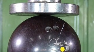 【Máy thủy lực ép mọi thứ】Bóng bowling