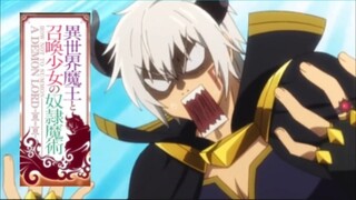 review anime "Isekai Maou to Shoukan Shoujo no Dorei Majutsu"  II "How Not to Summon a Demon Lord"