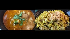 Spicy Seafood Tom Yum and Chicken pineapple with fish sauce