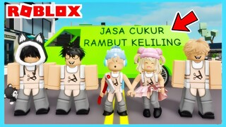 24 Jam Menjadi Tukang Cukur Rambut Keliling Di Roblox Brookhaven ft @Shasyaalala